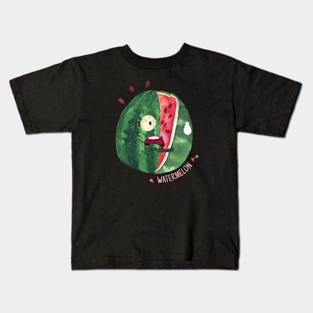 Watermelon L Kids T-Shirt by Didier97